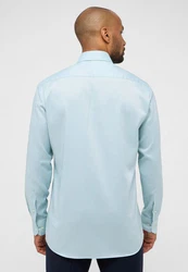 Eterna Langarmhemd MODERN FIT Hellblau/Blau