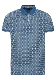 Poloshirt mit Allover-Print