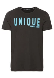 T-Shirt schmal geschnitten, mit Logodrucken, Rundhalsausschnitt