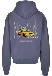 Upscale by Mister Tee NY Taxi Hoodie Blau/Dunkelblau/Grau/Lila