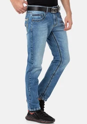 Cipo & Baxx Regular-fit Jeans Blau/Hellblau