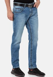 Cipo & Baxx Regular-fit Jeans Blau/Hellblau