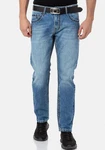 Cipo & Baxx Regular-fit Jeans Blau/Hellblau