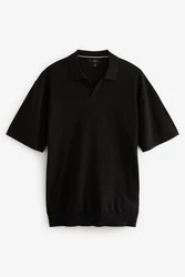Next Polokragenpullover Regular Fit Trophy Schwarz