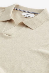 Next Polokragenpullover Regular Fit Trophy Beige/Khaki/Braun
