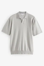 Next Polokragenpullover Regular Fit Trophy Grau/Hellgrau/Khaki