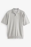 Next Polokragenpullover Regular Fit Trophy Grau/Hellgrau/Khaki