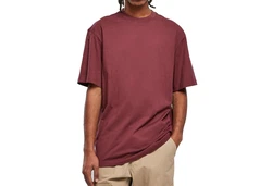 URBAN CLASSICS T-Shirt Urban Classics Herren Tall Tee Dunkelrot/Rot/Bordeaux