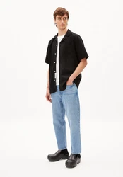 Armedangels Kurzarmhemd LOVAAR LINO Relaxed Fit 