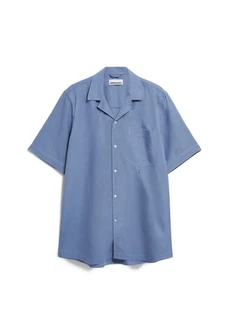 Armedangels Kurzarmhemd LOVAAR LINO Relaxed Fit
