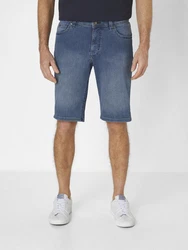 Paddock's Jeansbermudas PIPE Slim-Fit Jeansbermudas Blau/Dunkelblau/Hellblau