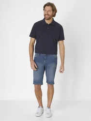 Paddock's Jeansbermudas PIPE Slim-Fit Jeansbermudas Blau/Dunkelblau/Hellblau