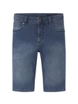 Paddock's Jeansbermudas PIPE Slim-Fit Jeansbermudas Blau/Dunkelblau/Hellblau