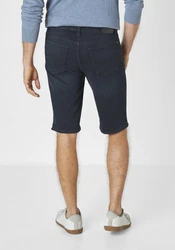Paddock's Jeansbermudas PIPE Slim-Fit Jeansbermudas Dunkelblau/Blau