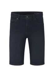 Paddock's Jeansbermudas PIPE Slim-Fit Jeansbermudas Dunkelblau/Blau