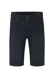 Paddock's Jeansbermudas PIPE Slim-Fit Jeansbermudas Dunkelblau/Blau