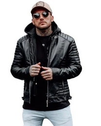Lederimitatjacke - Jacke CARLO - Lederjacke - Bikerjacke