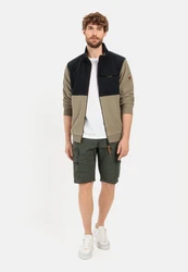 camel active Cargoshorts Regular Fit Dunkelgrün/Khaki/Grün