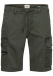 camel active Cargoshorts Regular Fit Dunkelgrün/Khaki/Grün