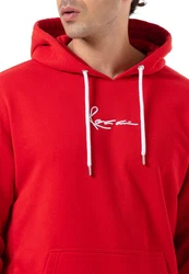 RedBridge Kapuzensweatshirt Herren Kapuzenpullover Rot