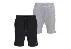 Jack & Jones Shorts JPSTGORDON JJBRAD SWEAT SHORTS  Dunkelgrau/Hellgrau/Grau/Schwarz