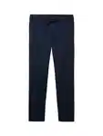 TOM TAILOR Chinohose Regular Tech Dunkelblau/Blau