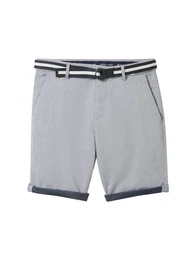 Bermudas Slim Chino Shorts mit Grtel