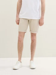 TOM TAILOR Bermudas Slim Chino Shorts Beige/Khaki