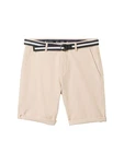 TOM TAILOR Bermudas Slim Chino Shorts Beige/Khaki