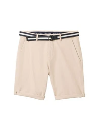 Bermudas Slim Chino Shorts mit Grtel
