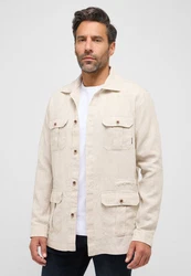 Eterna Langarmhemd MODERN FIT Beige/Khaki