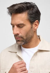 Eterna Langarmhemd MODERN FIT Beige/Khaki
