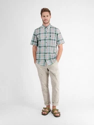 LERROS Kurzarmhemd für Herren (short sleeved, large checked) 