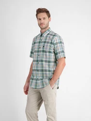 LERROS Kurzarmhemd für Herren (short sleeved, large checked) 