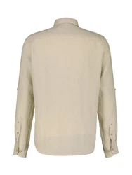 LERROS Langarmhemd Beige/Khaki/Weiß