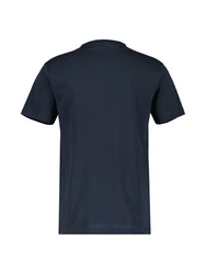 LERROS T-Shirt mit Logoprint Dunkelblau/Braun/Blau/Lila