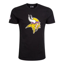 New Era T-Shirt NFL Minnesota Vikings Logo Schwarz/Grau/Rot/Gold/Lila