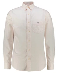 Gant Langarmhemd Regular Fit Oxford Hemd Weiß/Khaki/Orange/Beige/Creme