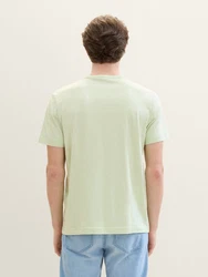 TOM TAILOR T-Shirt mit Brusttasche Hellgrün/Grün/Khaki