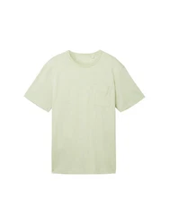 TOM TAILOR T-Shirt mit Brusttasche Hellgrün/Grün/Khaki