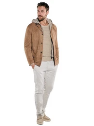 Lederjacke Lederjacke mit Inlet