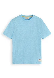 T-Shirt Herren T-Shirt MELANGE LABEL 175630 3558 Trkis