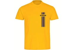 multifanshop T-Shirt Herren Deutschland Gelb