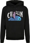 ABSOLUTE CULT Kapuzensweatshirt Lilo And Stitch - Chillin Hoody (1-tlg) Schwarz/Blau/Creme/Grau/Rot/Lila/Dunkelblau