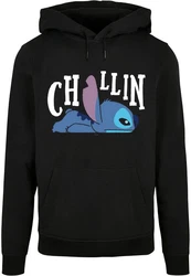 ABSOLUTE CULT Kapuzensweatshirt Lilo And Stitch - Chillin Hoody (1-tlg) Schwarz/Blau/Creme/Grau/Rot/Lila/Dunkelblau