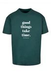 Merchcode T-Shirt Good Things Take Time Heavy Oversize Tee (1-tlg) Merchcode T-Shirt Good Things Take Time Heavy Oversize Tee (1-tlg)