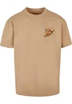 Merchcode T-Shirt Herren Pizza Comic Tee Braun/Khaki/Beige
