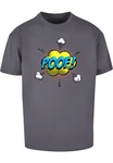 Merchcode T-Shirt Herren POOF Comic Heavy Oversized Tee Grau/Lila/Hellblau/Braun Merchcode T-Shirt Herren POOF Comic Heavy Oversized Tee Grau/Lila/Hellblau/Braun