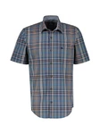 LERROS Kurzarmhemd für Herren (short sleeved, large checked) Blau/Grau/Hellblau