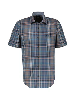 LERROS Kurzarmhemd für Herren (short sleeved, large checked)